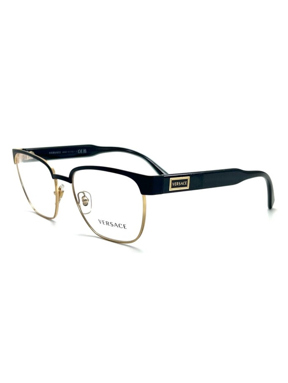 Versace Ve1264 1436 Black Authentic Eyeglasses 54-18 140 Made In Italy